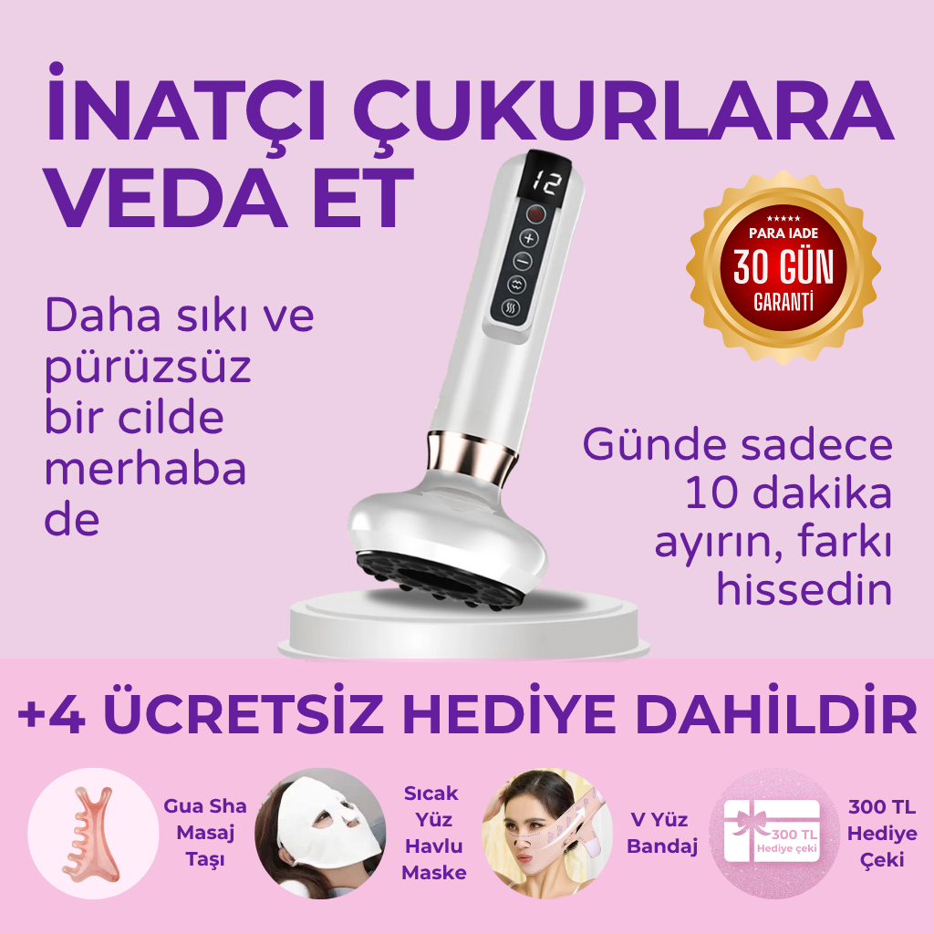 Smoothura Cilt Yenileyici Vakum ve Isı Terapili Masaj Cihazı